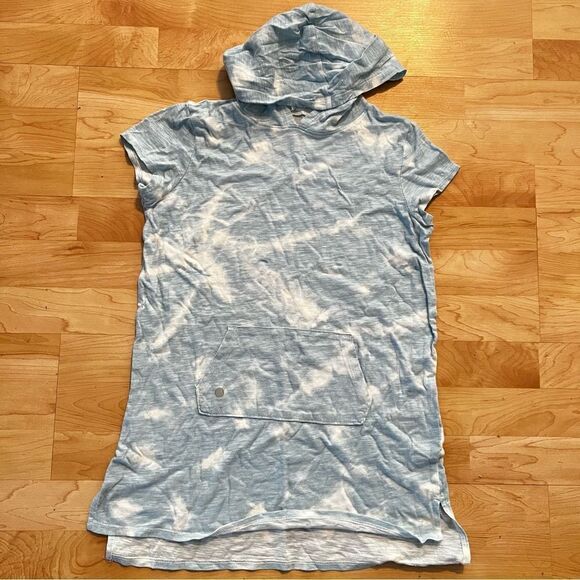 Zella Girls Tie Dye Blue and White Swim Cover Up Girls Small (7-8) - Picture 1 of 3